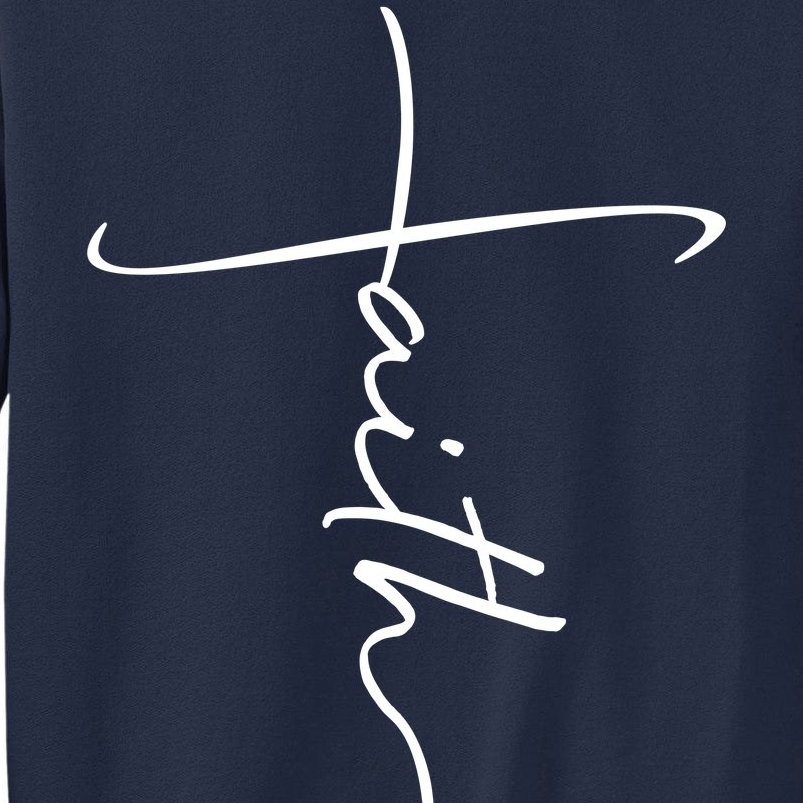 Faith Simple Script Logo Tall Sweatshirt