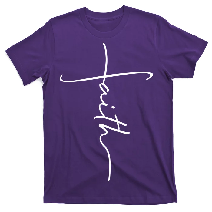 Faith Simple Script Logo T-Shirt