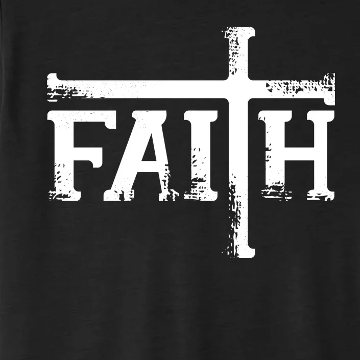 Faith Typo Logo ChromaSoft Performance T-Shirt