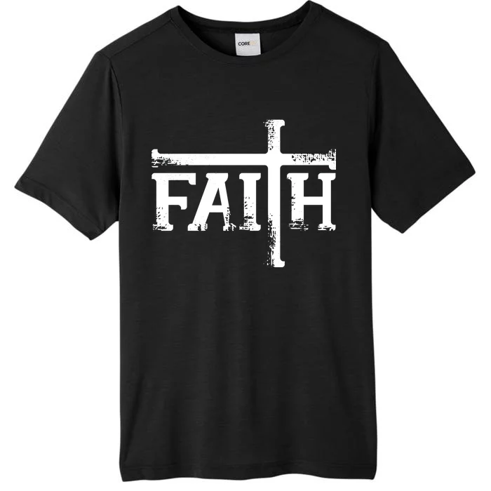 Faith Typo Logo ChromaSoft Performance T-Shirt