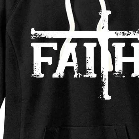 Faith Typo Logo Women's Fleece Hoodie