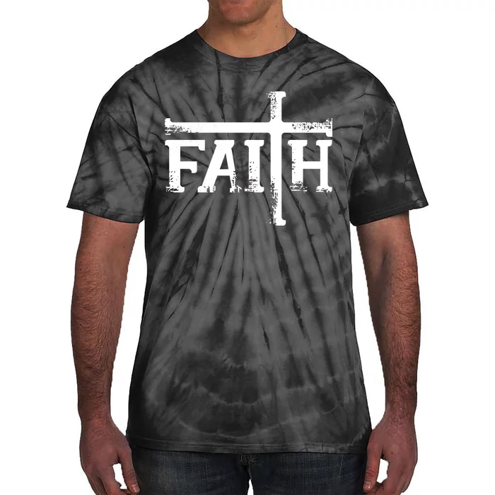 Faith Typo Logo Tie-Dye T-Shirt