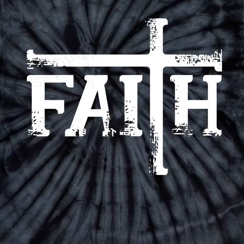 Faith Typo Logo Tie-Dye T-Shirt