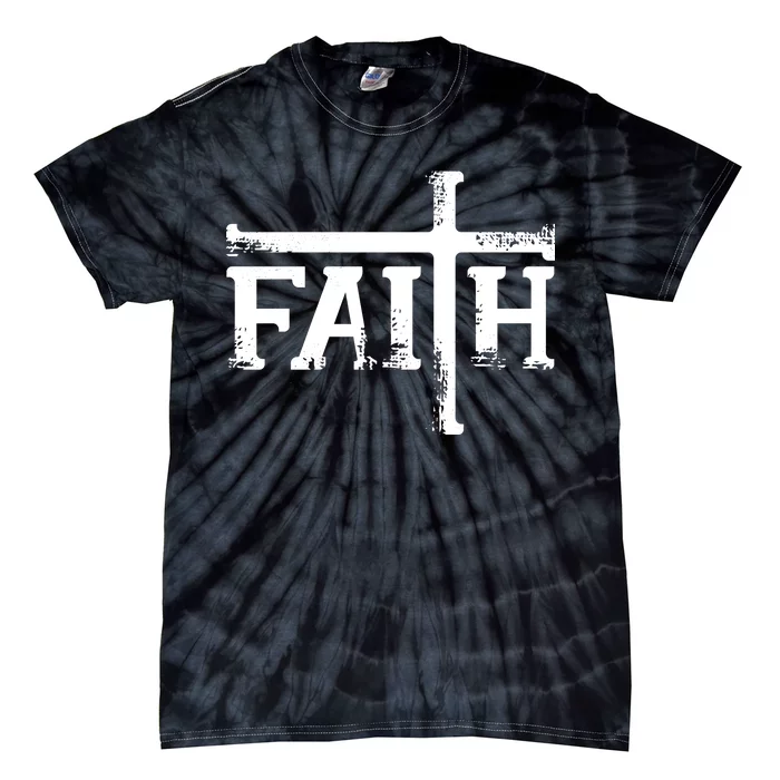 Faith Typo Logo Tie-Dye T-Shirt