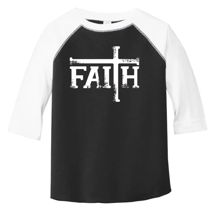 Faith Typo Logo Toddler Fine Jersey T-Shirt