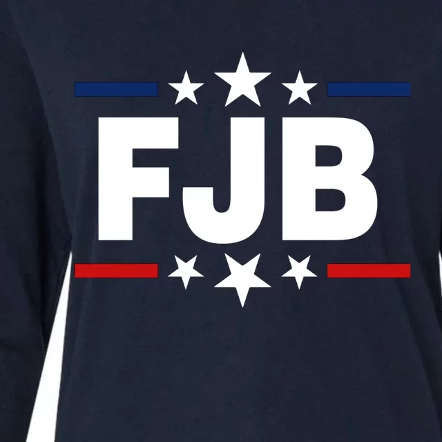 FJB Anti Joe Biden Womens Cotton Relaxed Long Sleeve T-Shirt