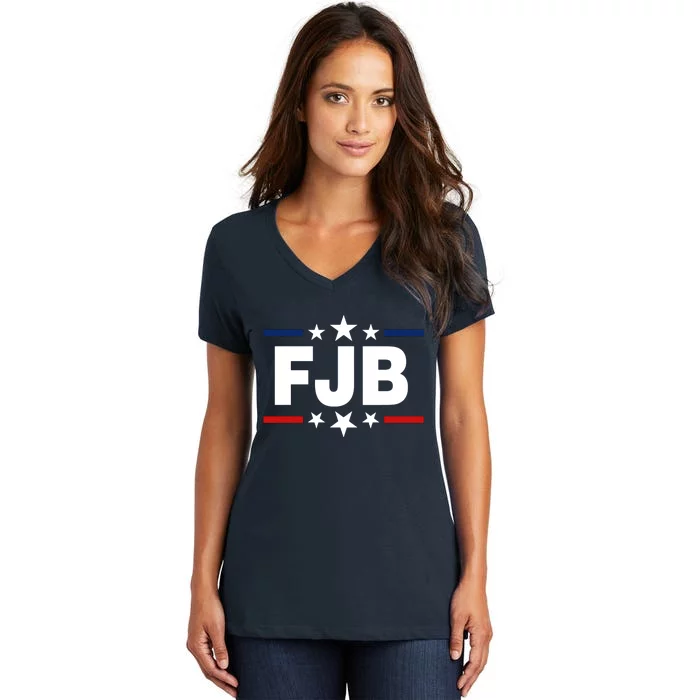 FJB Anti Joe Biden Women's V-Neck T-Shirt