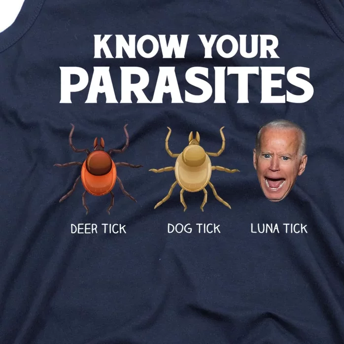 Funny Anti Joe Biden Shirts, Know Your Parasites Humor Tank Top