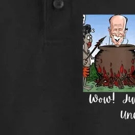 Funny Anti Joe Biden Cannibal Story About His Uncle Designed Dry Zone Grid Performance Polo