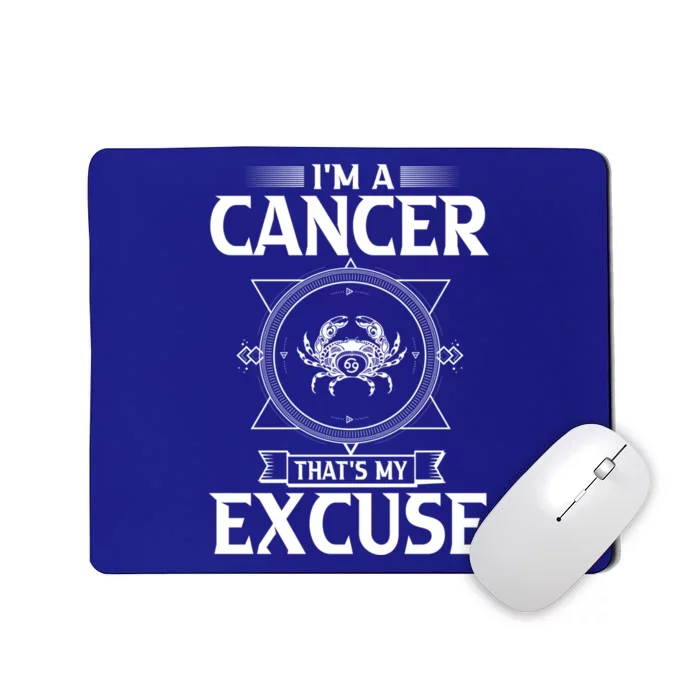 Funny Astrology June July Birthday Funny Gift Cancer Zodiac Sign Great Gift Mousepad