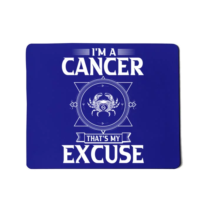 Funny Astrology June July Birthday Funny Gift Cancer Zodiac Sign Great Gift Mousepad