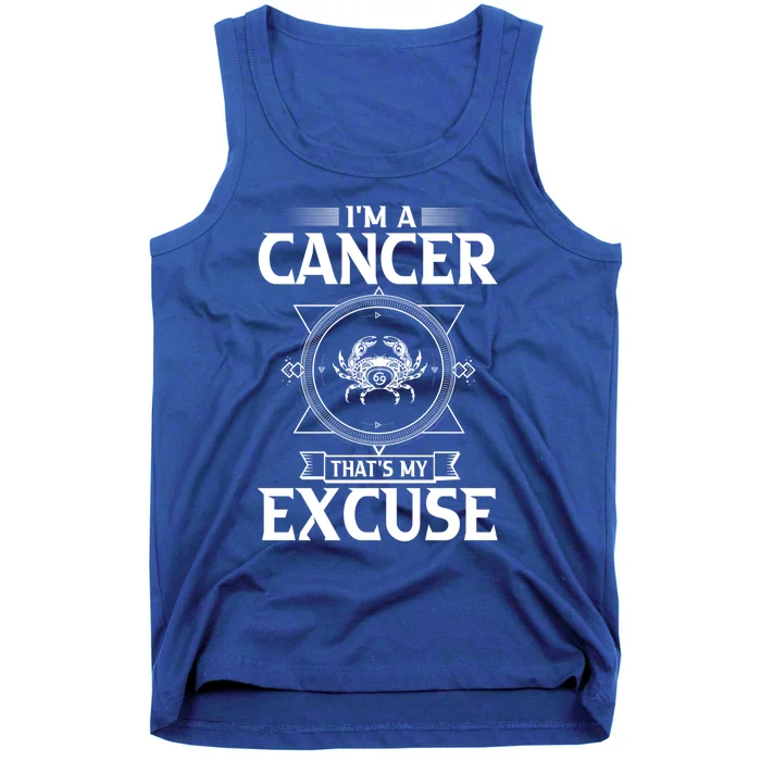 Funny Astrology June July Birthday Funny Gift Cancer Zodiac Sign Great Gift Tank Top