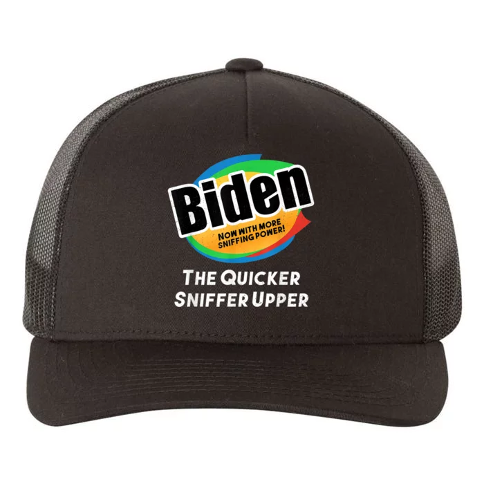 Funny Anti Joe Biden Sniffing Vintage Yupoong Adult 5-Panel Trucker Hat