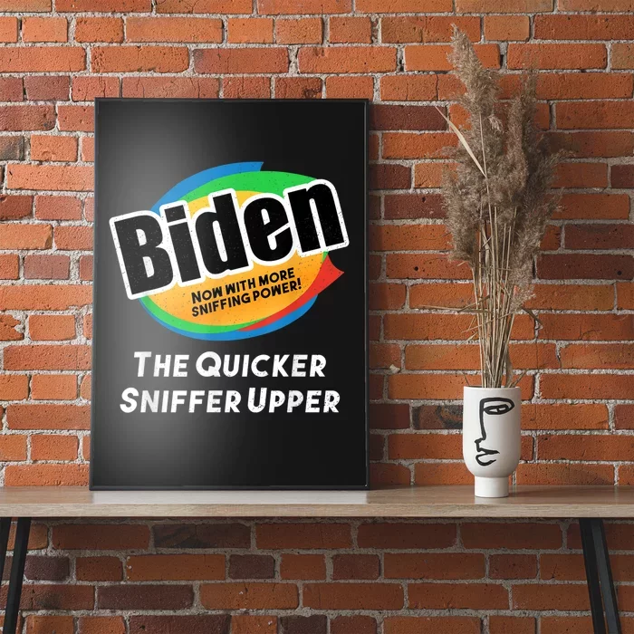 Funny Anti Joe Biden Sniffing Vintage Poster