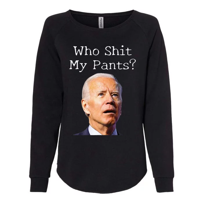 Funny Anti Joe biden Womens California Wash Sweatshirt