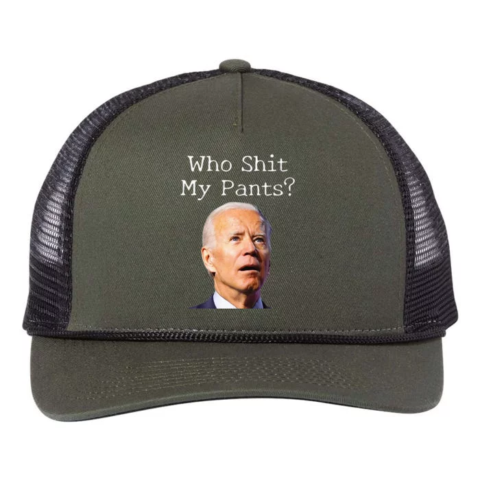 Funny Anti Joe biden Retro Rope Trucker Hat Cap