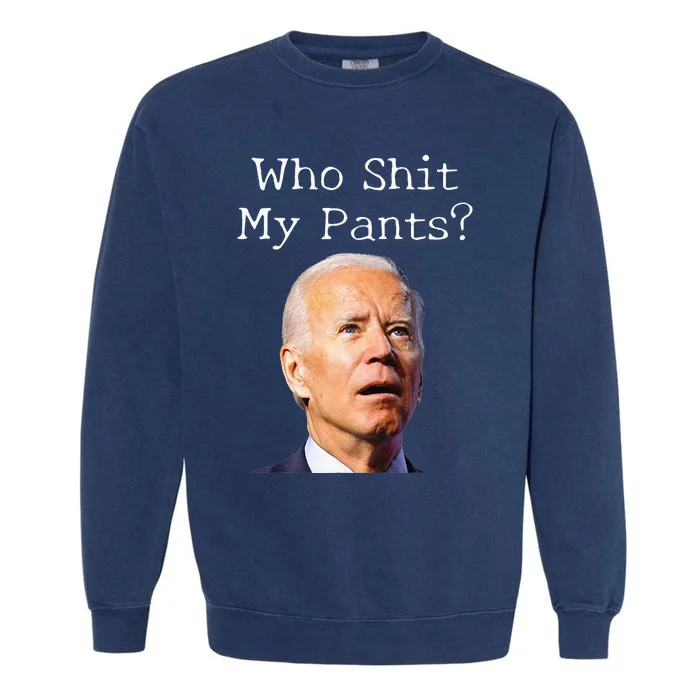 Funny Anti Joe biden Garment-Dyed Sweatshirt