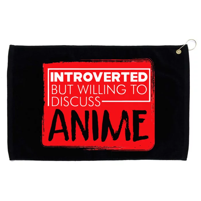 Funny Anime Japanese Animation Lovers Pun Quote Grommeted Golf Towel