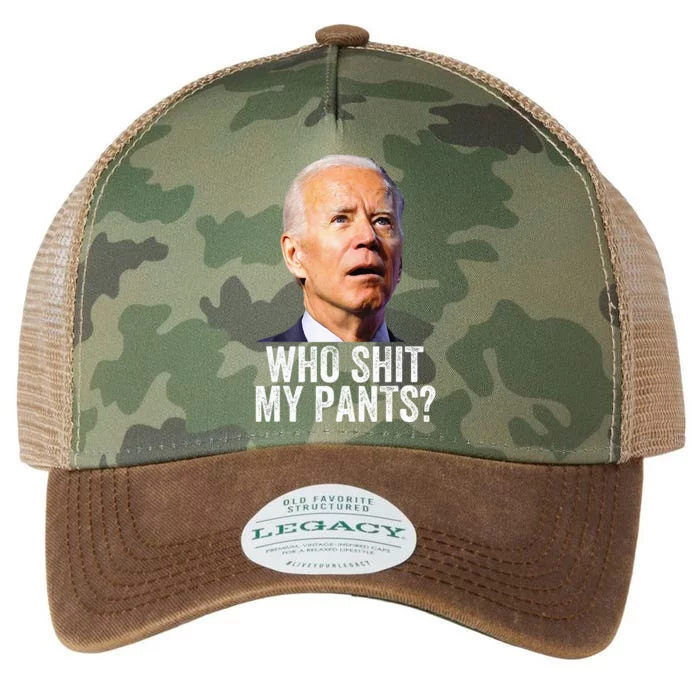 Funny Anti Joe Biden Political Legacy Tie Dye Trucker Hat