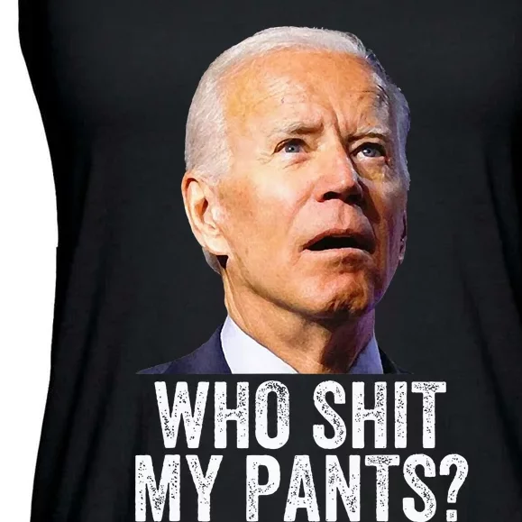 Funny Anti Joe Biden Political Ladies Essential Flowy Tank