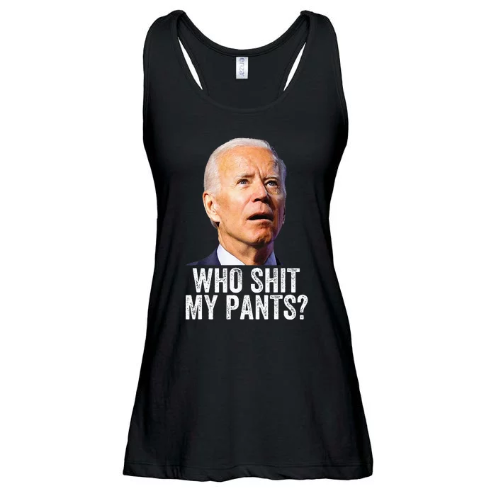 Funny Anti Joe Biden Political Ladies Essential Flowy Tank