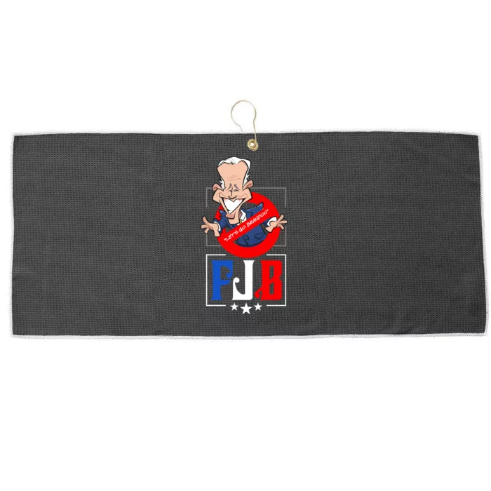 Fjb Anti Joe Biden Large Microfiber Waffle Golf Towel