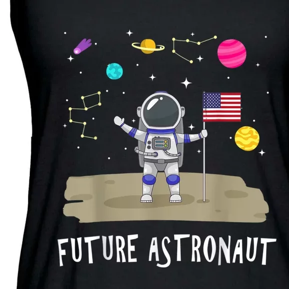 Future Astronaut Kids And Adults Astronomy And Space Lover Ladies Essential Flowy Tank