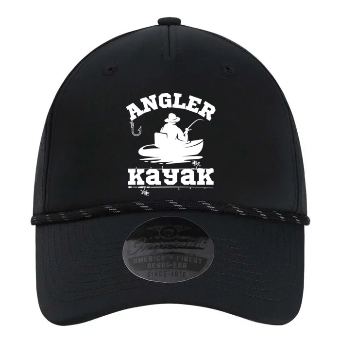 Funny Angler Kayak Gift Performance The Dyno Cap