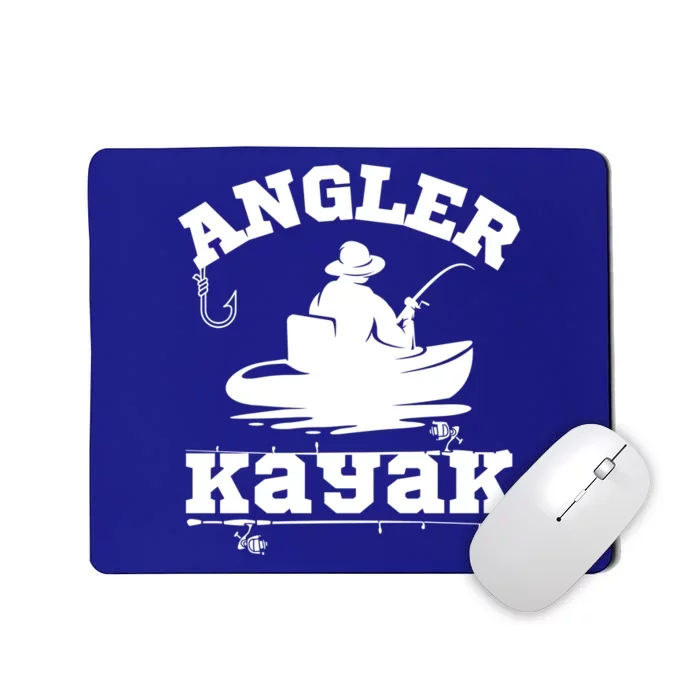 Funny Angler Kayak Gift Mousepad