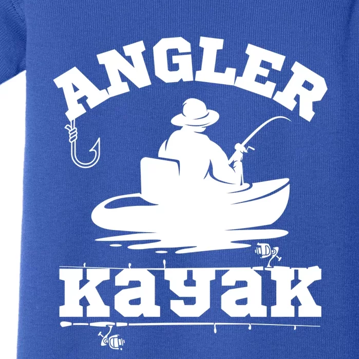 Funny Angler Kayak Gift Baby Bodysuit