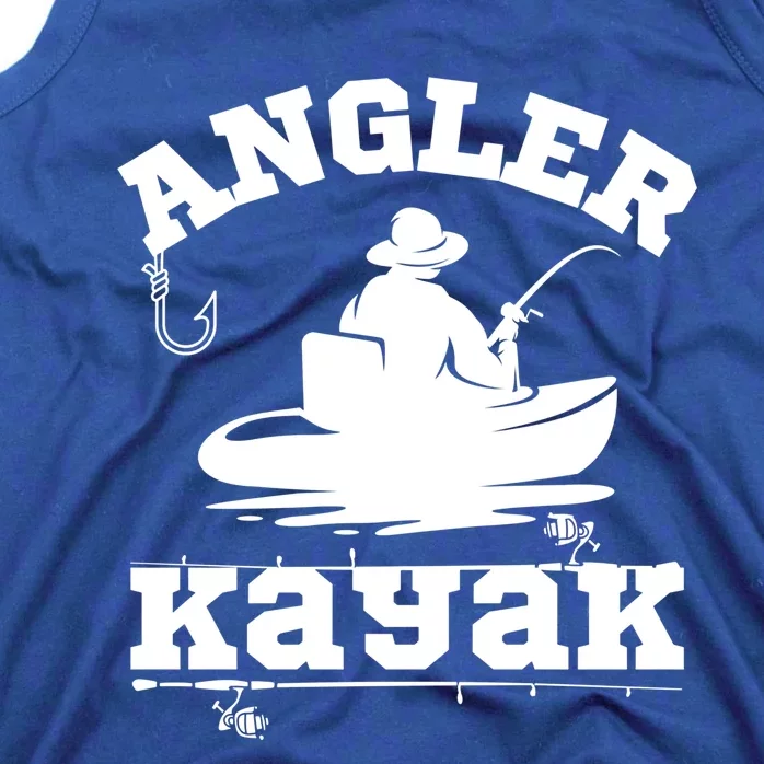 Funny Angler Kayak Gift Tank Top