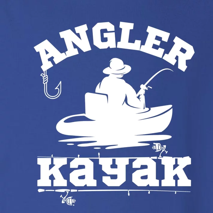 Funny Angler Kayak Gift Toddler Long Sleeve Shirt