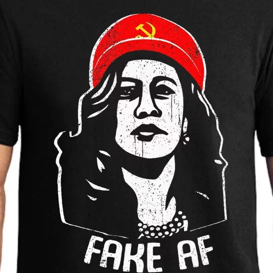 Fake Af Kamala Harris Communism Election Humor Pajama Set