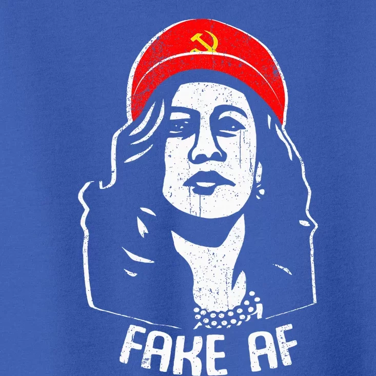 Fake Af Kamala Harris Communism Election Humor Toddler T-Shirt