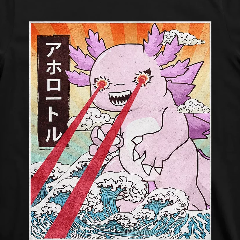 Funny Animal Kaiju Axolotl Japanese Monster T-Shirt