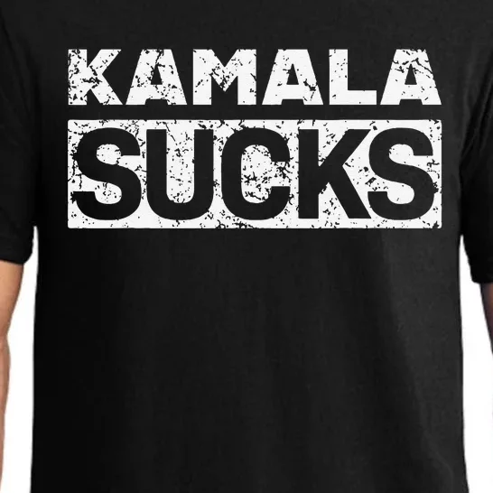 Funny Anti Kamala Harris 24 Pro Trump 2024 Kamala Sucks Pajama Set