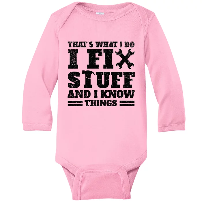 Fixing and Knowing My Expertise Baby Long Sleeve Bodysuit