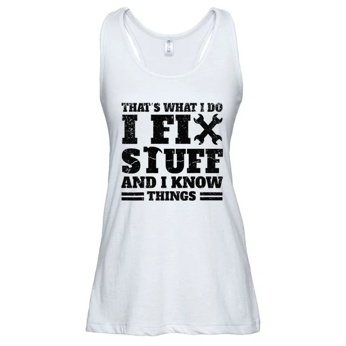 Fixing and Knowing My Expertise Ladies Essential Flowy Tank