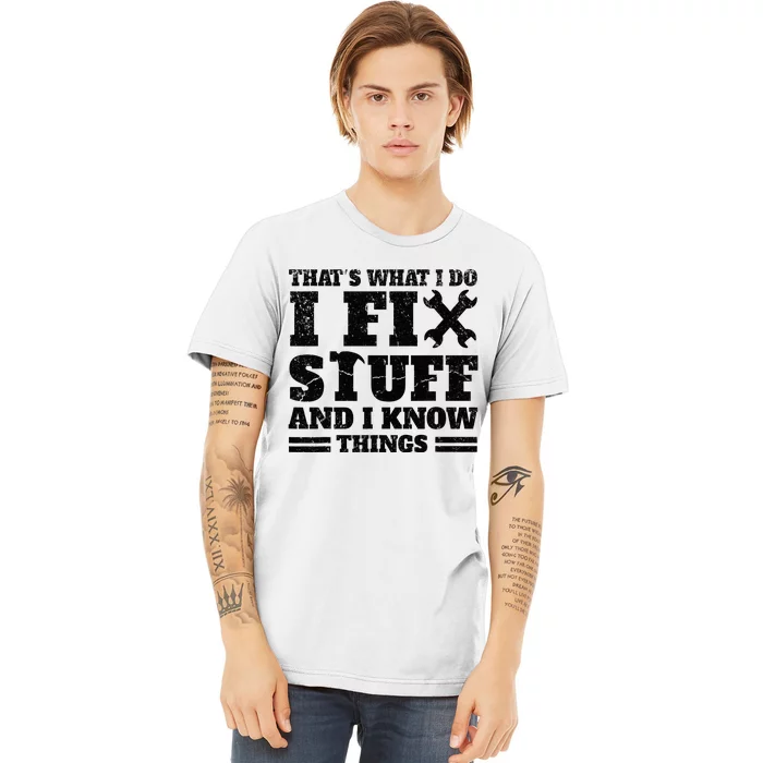 Fixing and Knowing My Expertise Premium T-Shirt