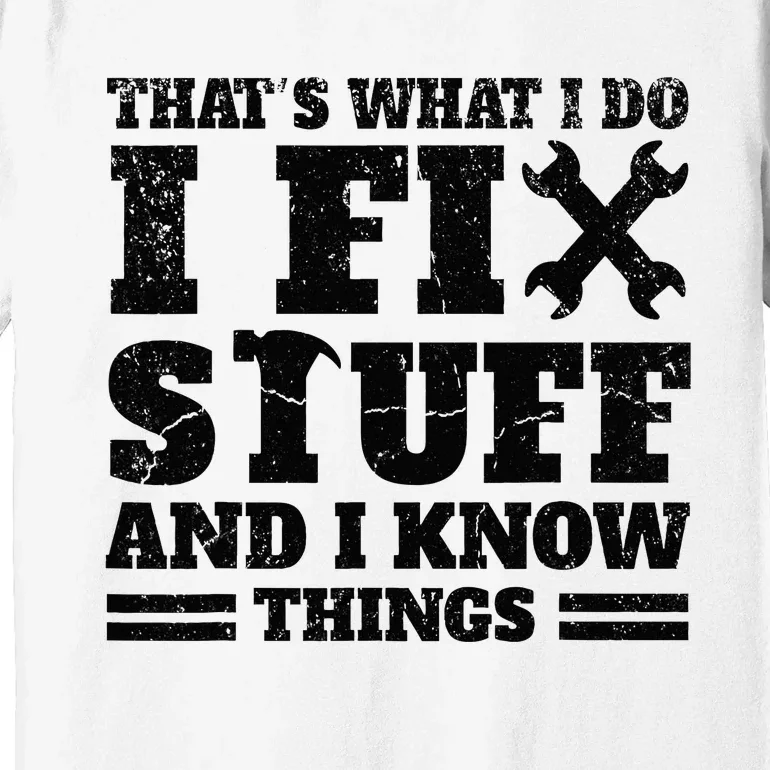 Fixing and Knowing My Expertise Premium T-Shirt