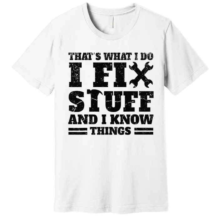 Fixing and Knowing My Expertise Premium T-Shirt