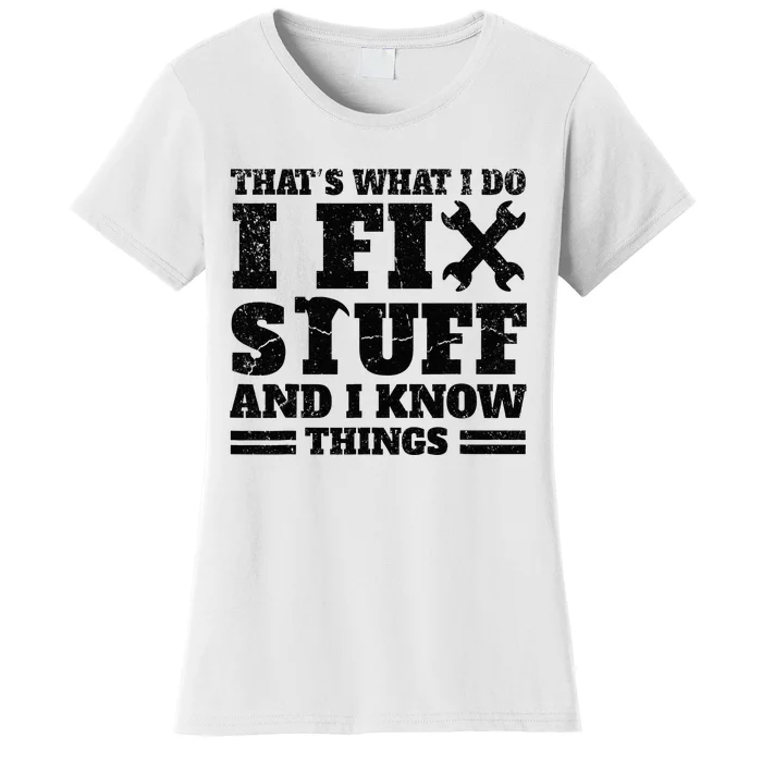 Fixing and Knowing My Expertise Women's T-Shirt