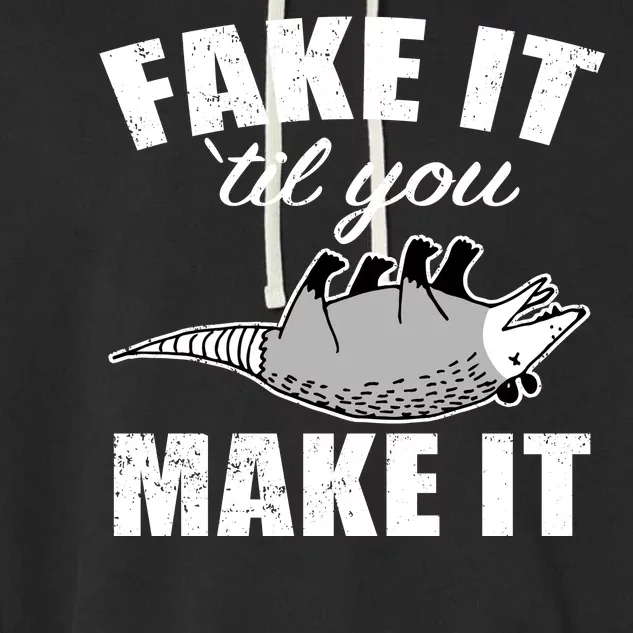 Fake It Or Make It Opossum Garment-Dyed Fleece Hoodie