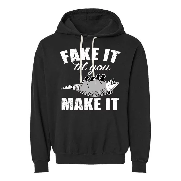 Fake It Or Make It Opossum Garment-Dyed Fleece Hoodie