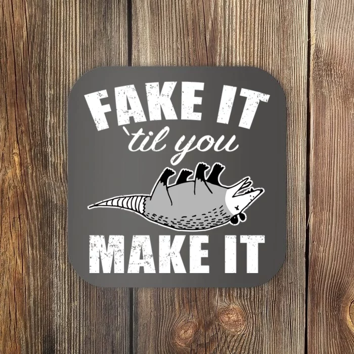 Fake It Or Make It Opossum Coaster