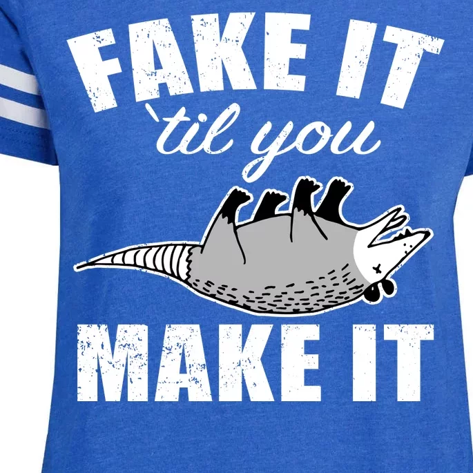 Fake It Or Make It Opossum Enza Ladies Jersey Football T-Shirt