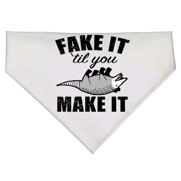 Fake It Or Make It Opossum USA-Made Doggie Bandana