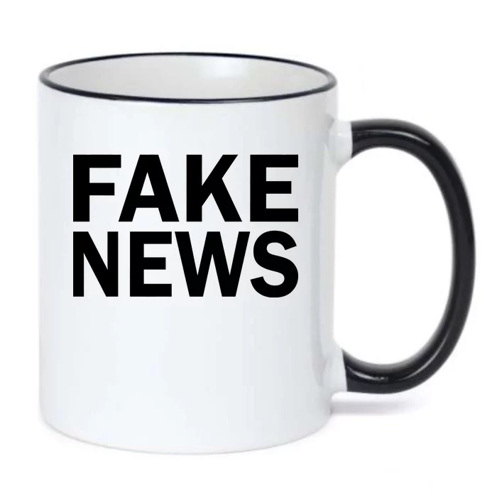 Fake News Bold Text Black Color Changing Mug