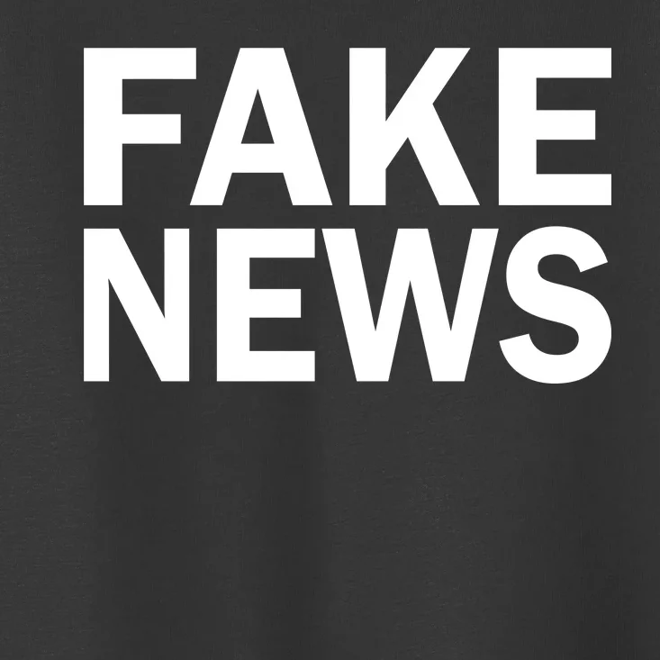 Fake News Bold Text Toddler T-Shirt