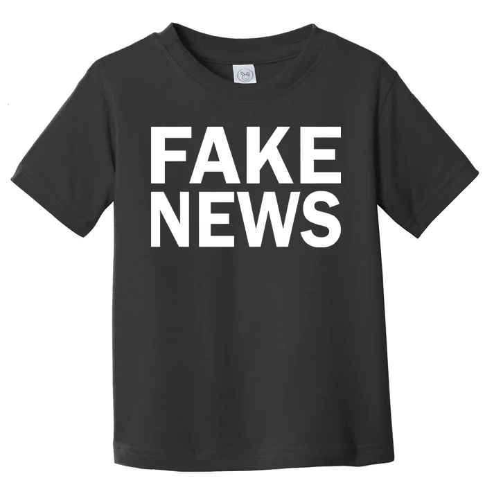 Fake News Bold Text Toddler T-Shirt